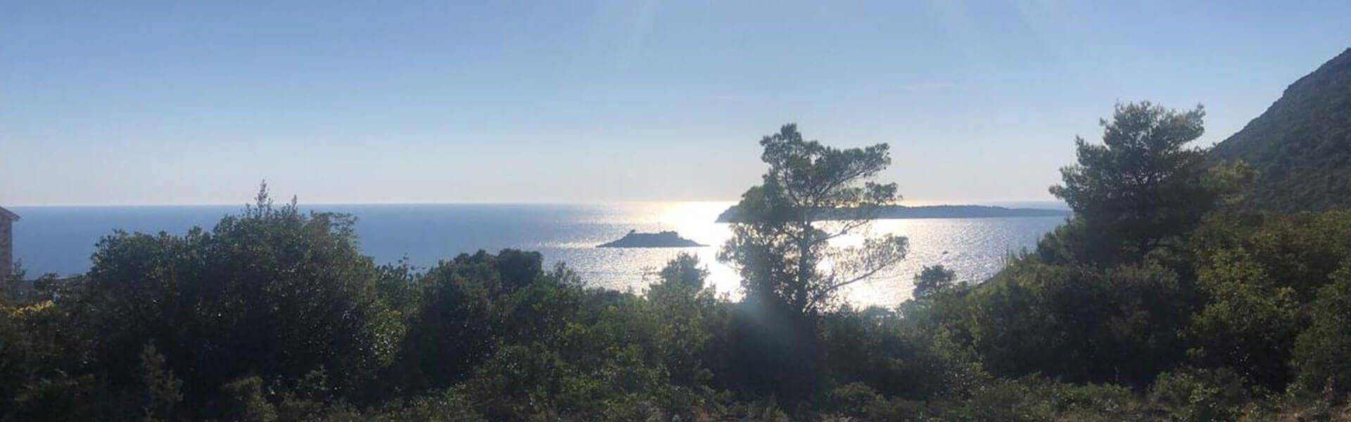 Land for sale in Lustica-peninsula Žanjice Christoph Shoen Astra Real Estate Montenegro