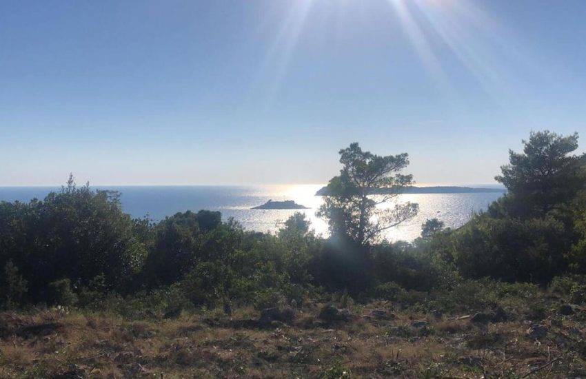 Land for sale in Lustica-peninsula Žanjice Christoph Shoen Astra Real Estate Montenegro